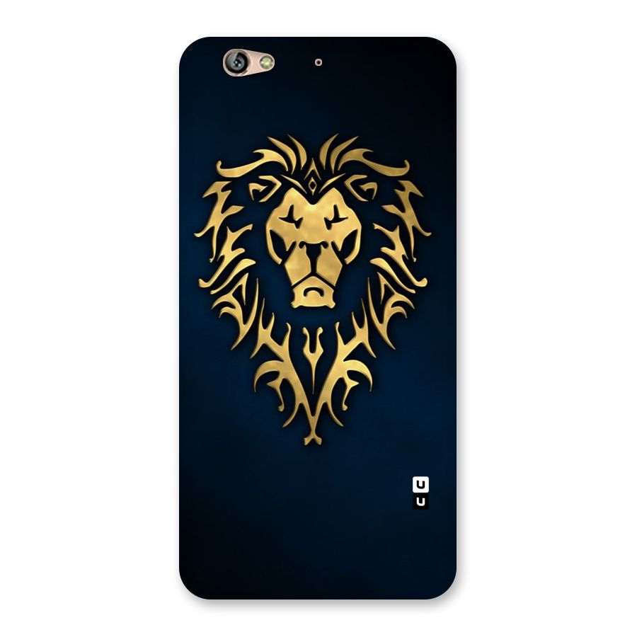 Beautiful Golden Lion Design Back Case for Gionee S6