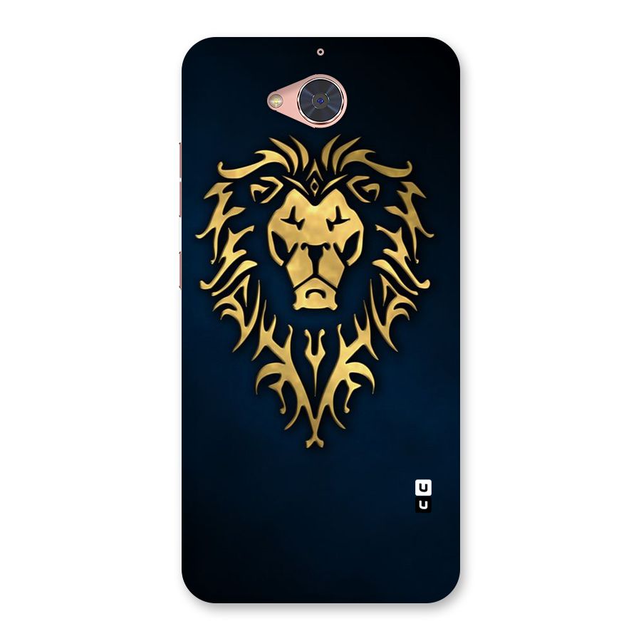 Beautiful Golden Lion Design Back Case for Gionee S6 Pro