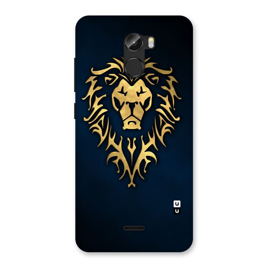 Beautiful Golden Lion Design Back Case for Gionee X1