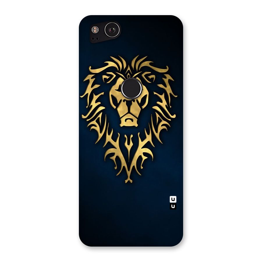 Beautiful Golden Lion Design Back Case for Google Pixel 2