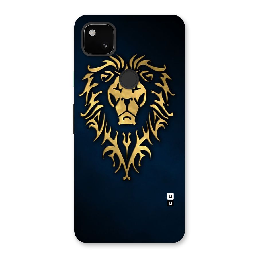 Beautiful Golden Lion Design Back Case for Google Pixel 4a