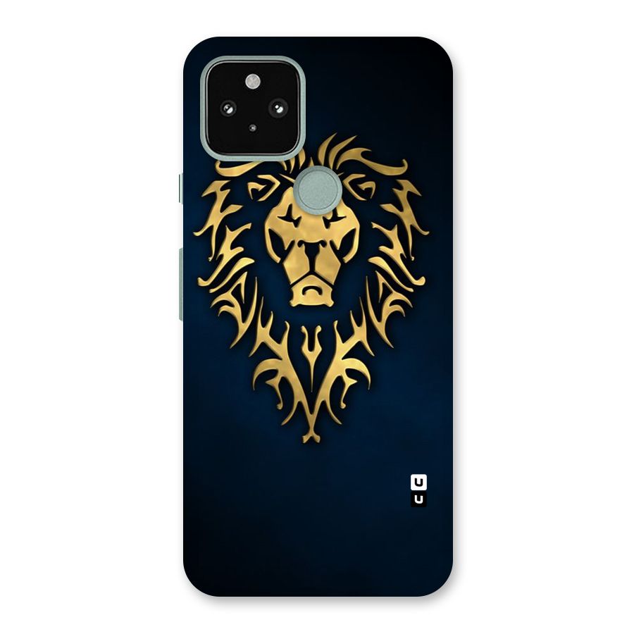 Beautiful Golden Lion Design Back Case for Google Pixel 5