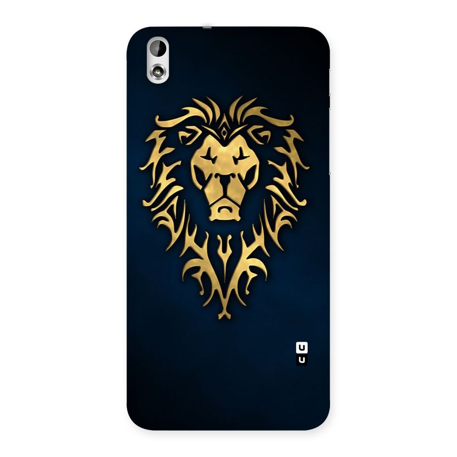 Beautiful Golden Lion Design Back Case for HTC Desire 816g