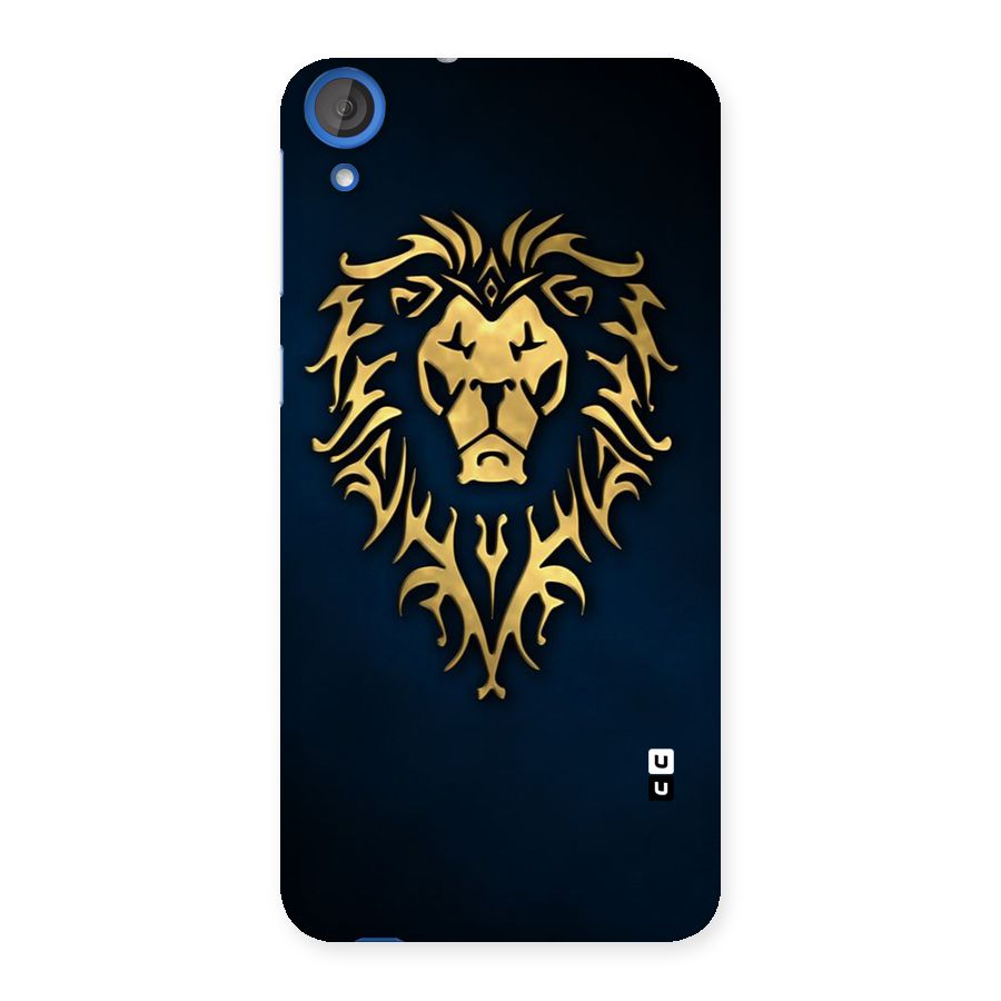 Beautiful Golden Lion Design Back Case for HTC Desire 820
