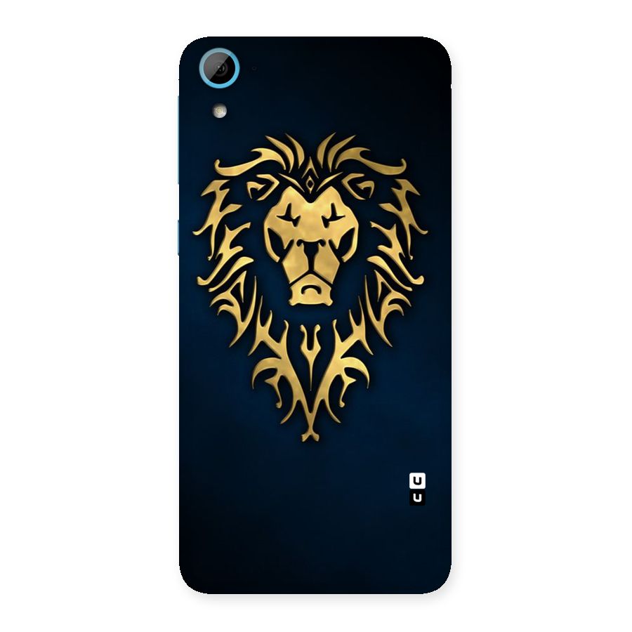 Beautiful Golden Lion Design Back Case for HTC Desire 826