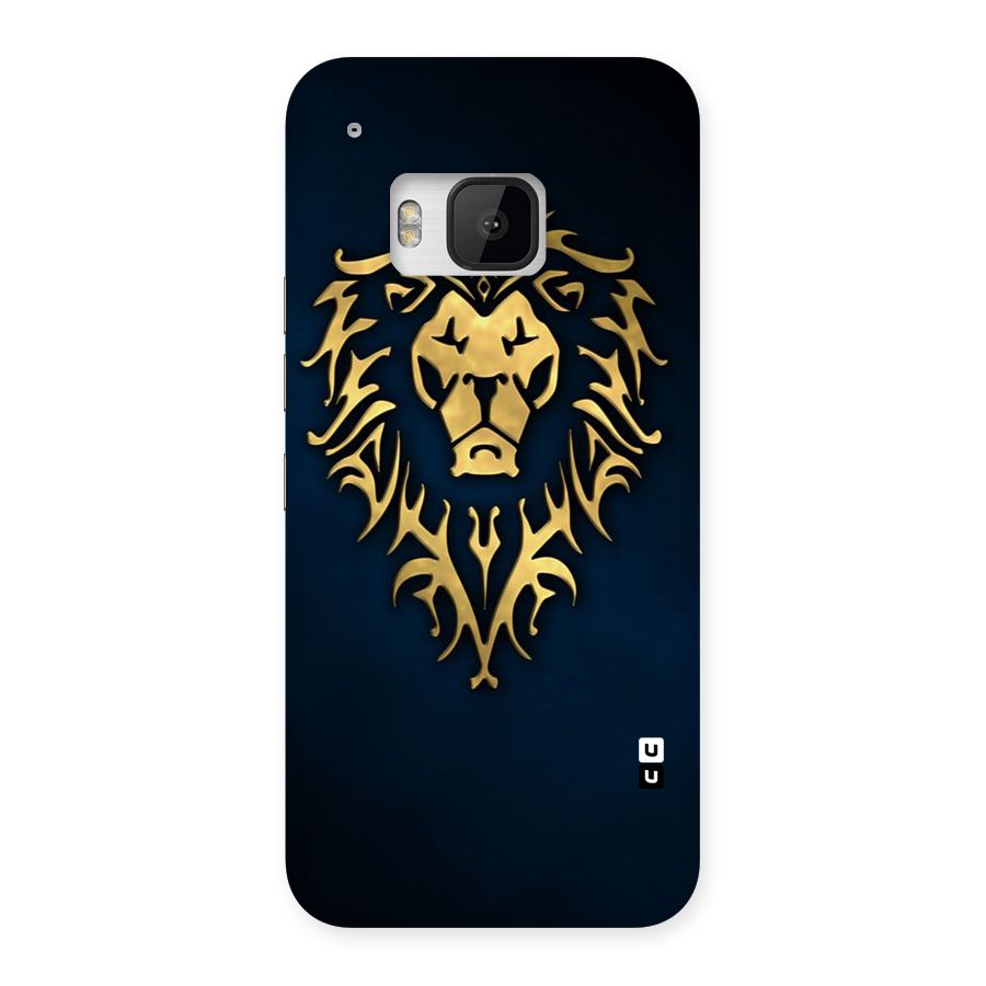 Beautiful Golden Lion Design Back Case for HTC One M9