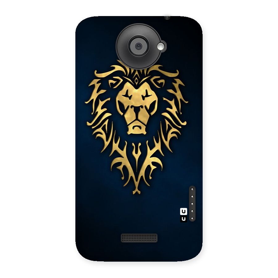 Beautiful Golden Lion Design Back Case for HTC One X