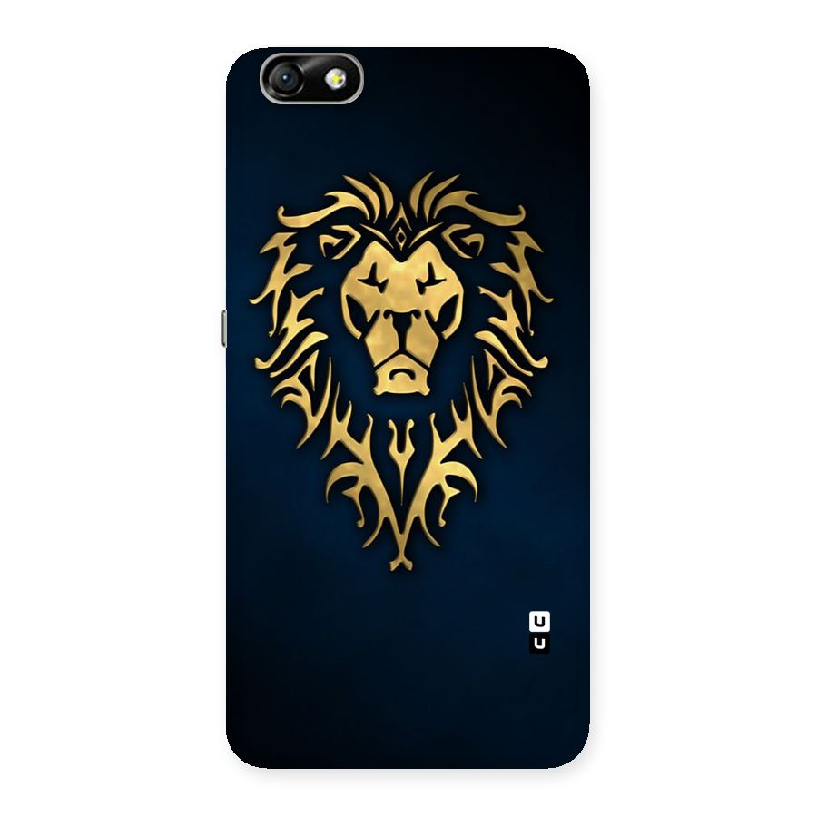 Beautiful Golden Lion Design Back Case for Honor 4X