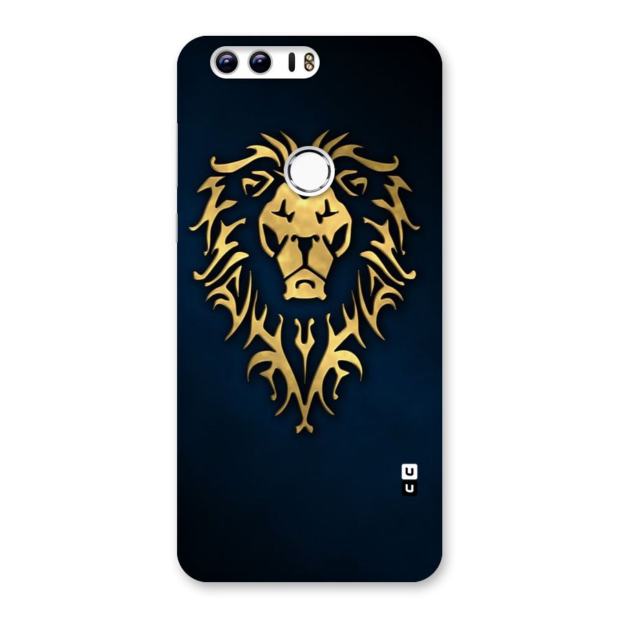 Beautiful Golden Lion Design Back Case for Honor 8