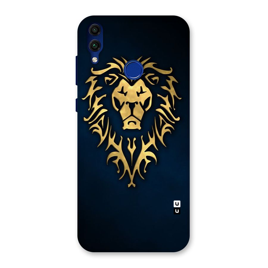 Beautiful Golden Lion Design Back Case for Honor 8C