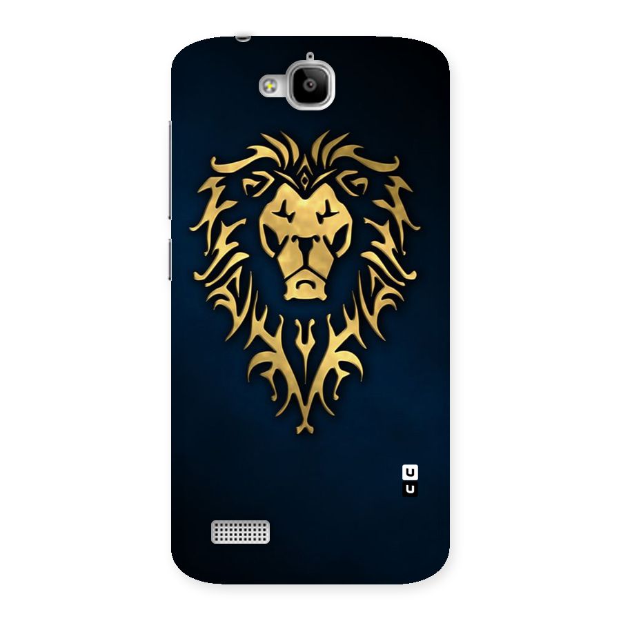 Beautiful Golden Lion Design Back Case for Honor Holly