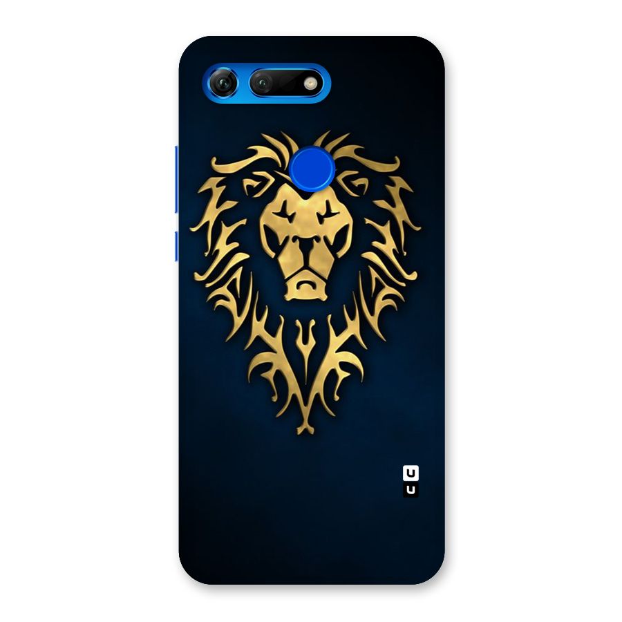 Beautiful Golden Lion Design Back Case for Honor View 20