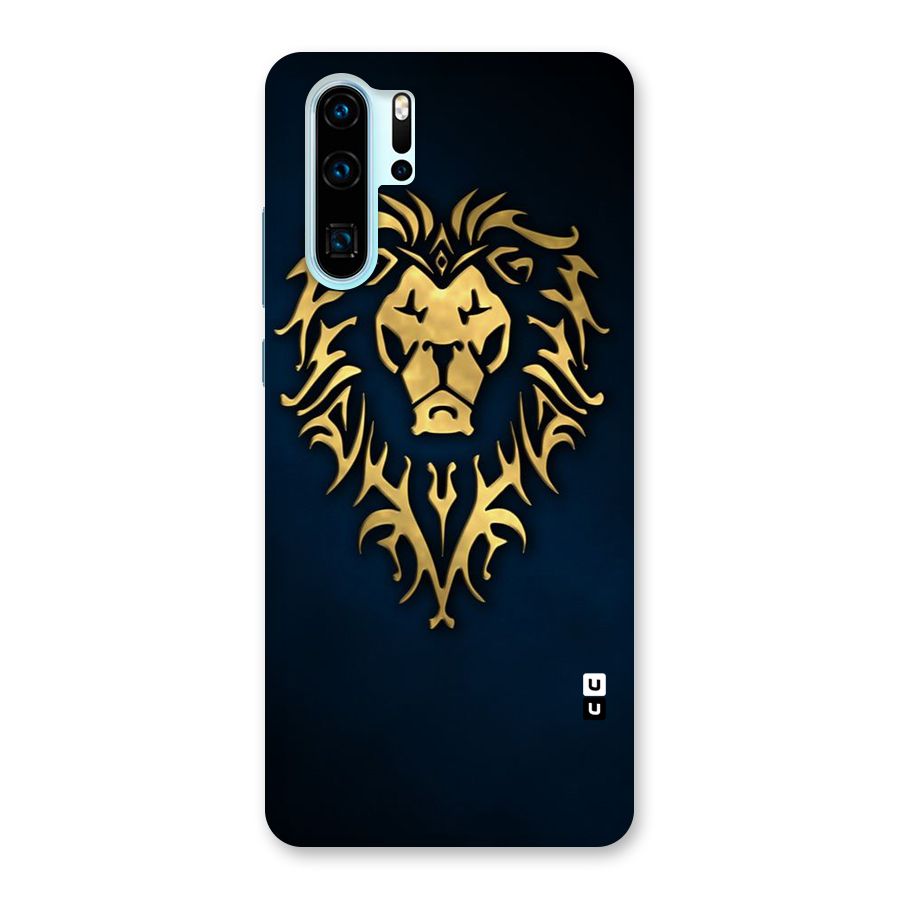 Beautiful Golden Lion Design Back Case for Huawei P30 Pro