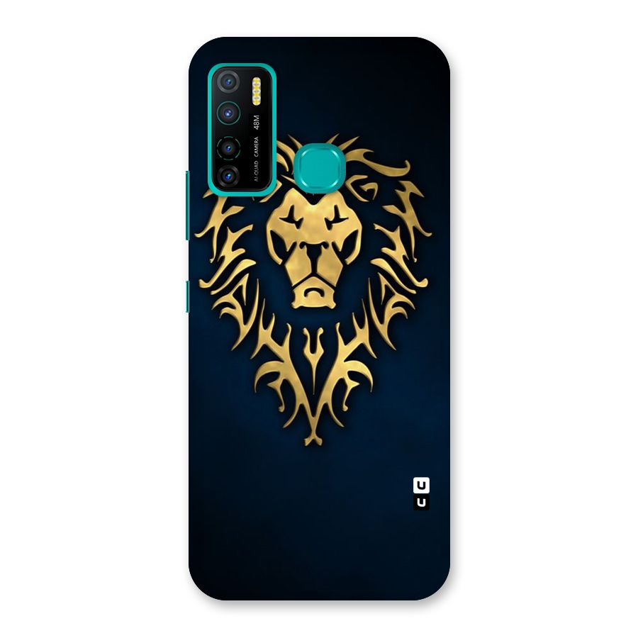 Beautiful Golden Lion Design Back Case for Infinix Hot 9 Pro