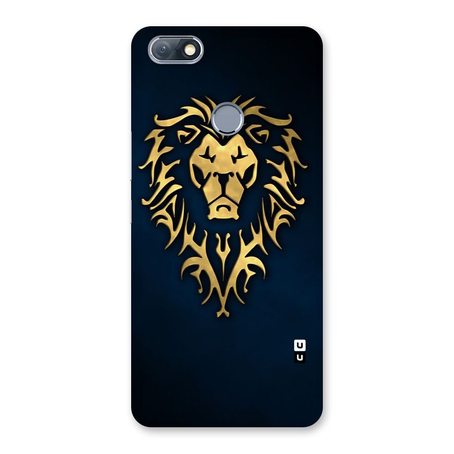 Beautiful Golden Lion Design Back Case for Infinix Note 5
