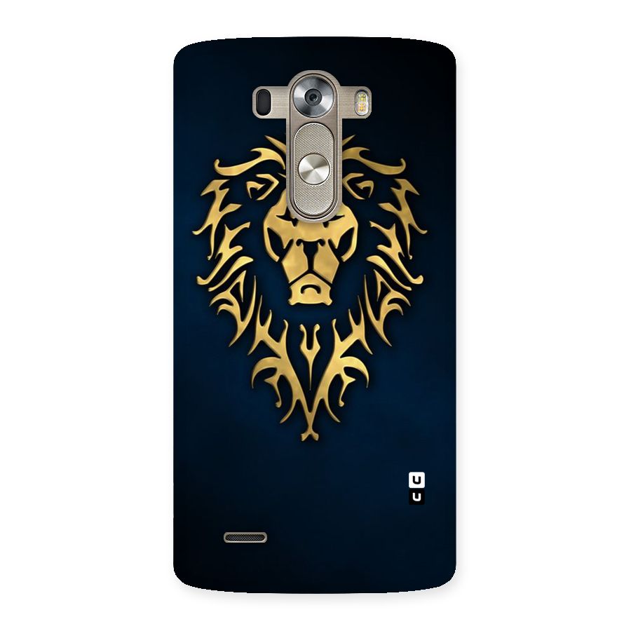 Beautiful Golden Lion Design Back Case for LG G3