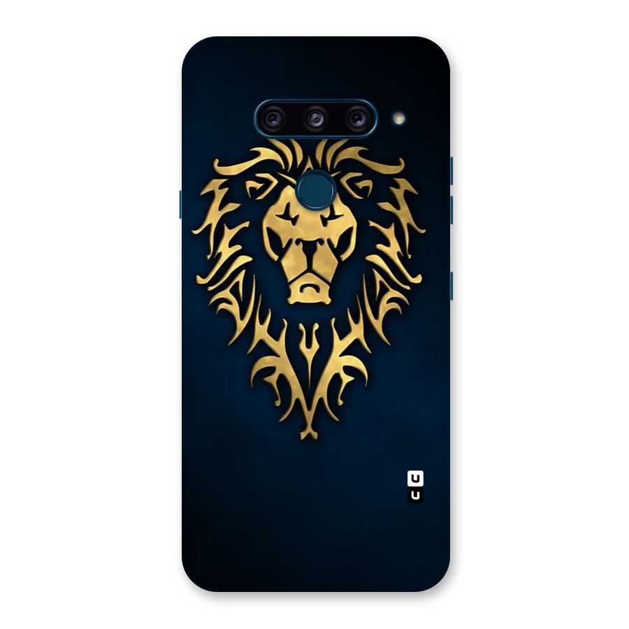 Beautiful Golden Lion Design Back Case for LG  V40 ThinQ