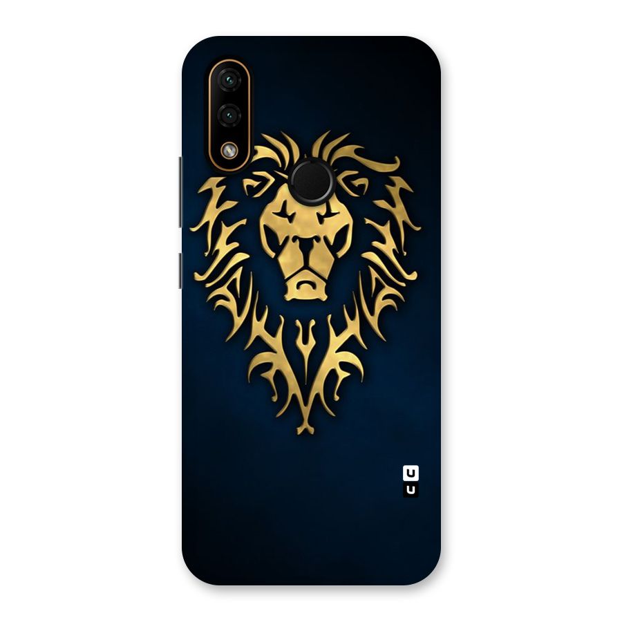 Beautiful Golden Lion Design Back Case for Lenovo A6 Note