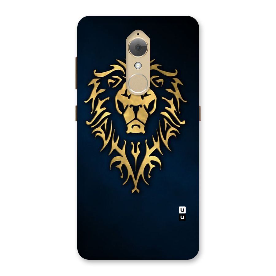 Beautiful Golden Lion Design Back Case for Lenovo K8
