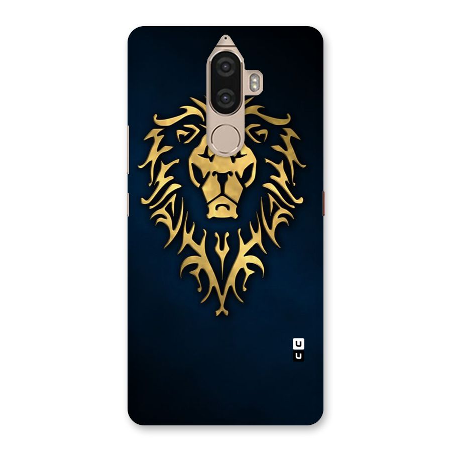 Beautiful Golden Lion Design Back Case for Lenovo K8 Note