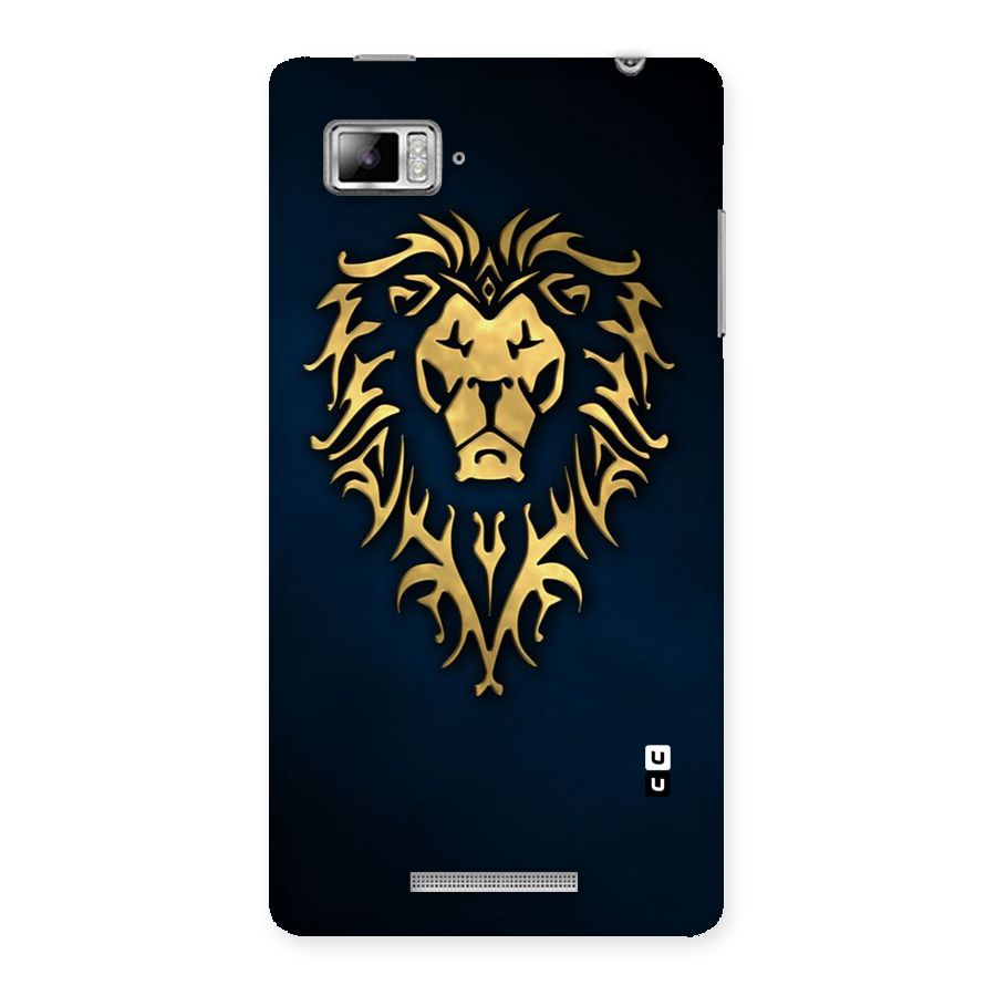 Beautiful Golden Lion Design Back Case for Lenovo Vibe Z K910
