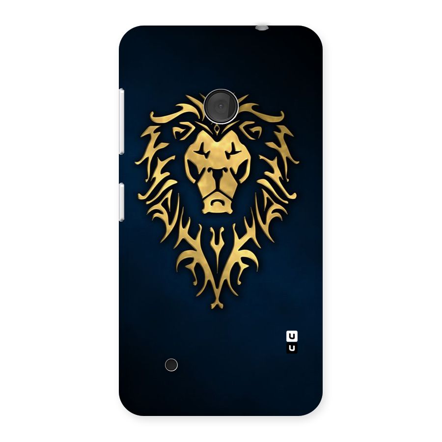 Beautiful Golden Lion Design Back Case for Lumia 530