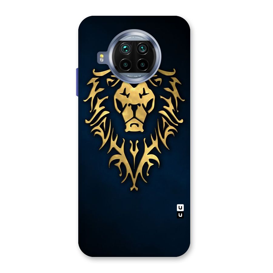 Beautiful Golden Lion Design Back Case for Mi 10i