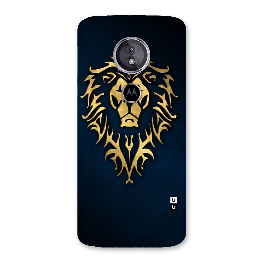 Beautiful Golden Lion Design Back Case for Moto E5