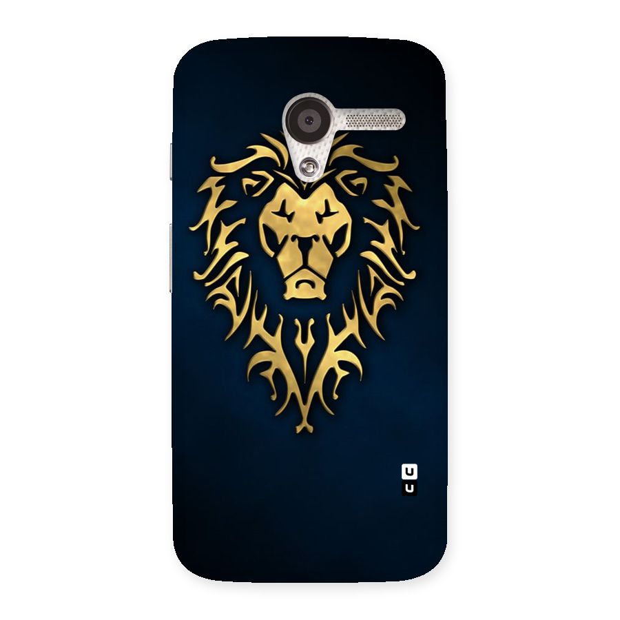 Beautiful Golden Lion Design Back Case for Moto X