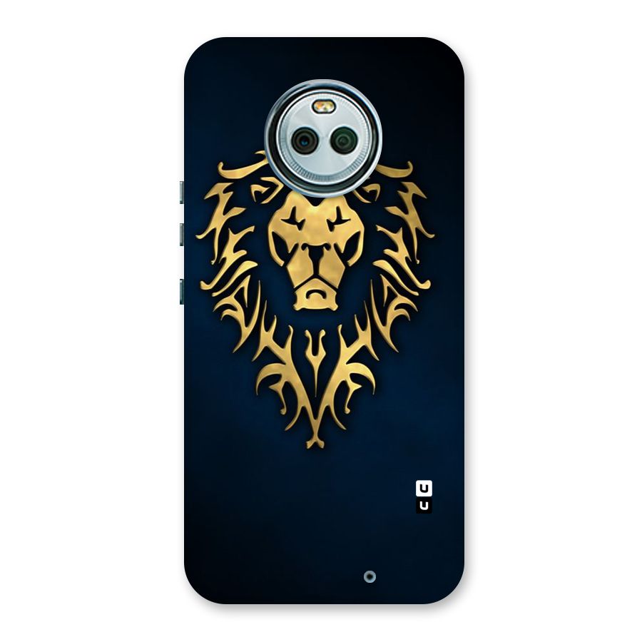 Beautiful Golden Lion Design Back Case for Moto X4