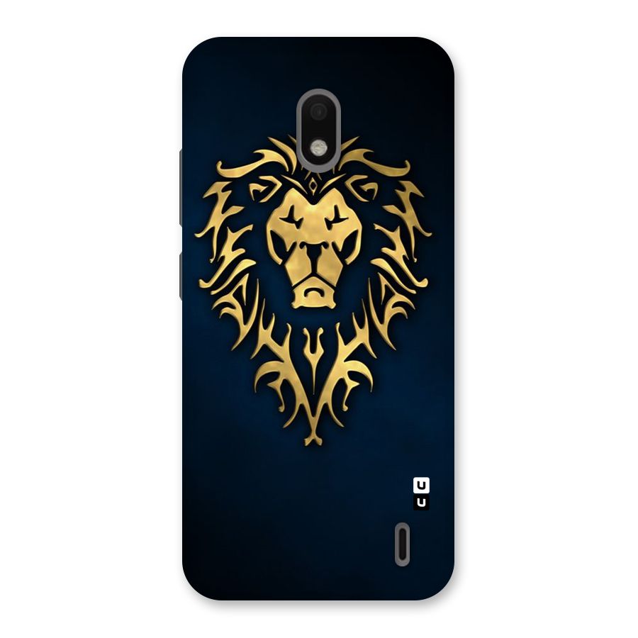 Beautiful Golden Lion Design Back Case for Nokia 2.2