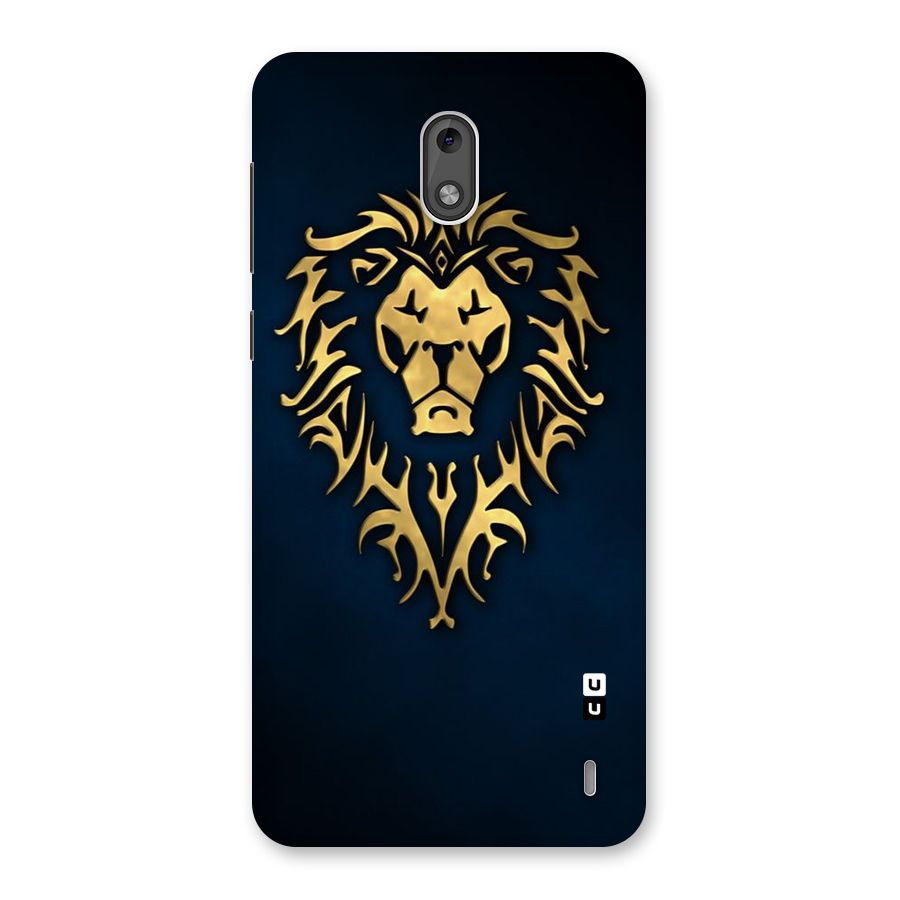 Beautiful Golden Lion Design Back Case for Nokia 2