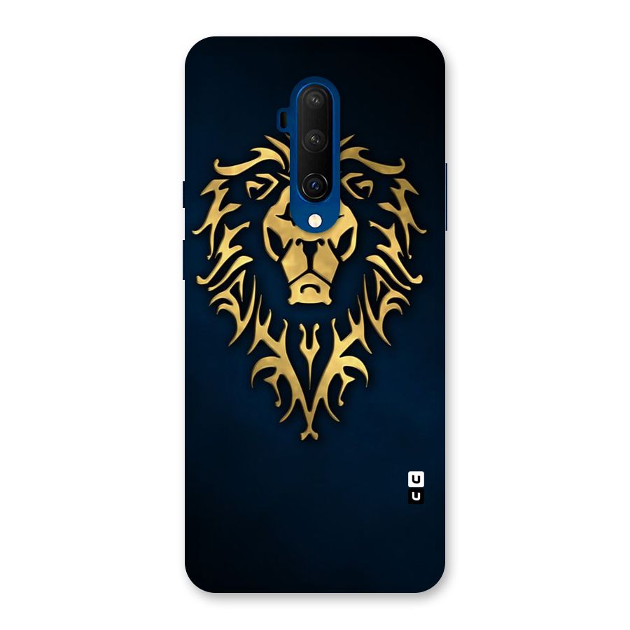 Beautiful Golden Lion Design Back Case for OnePlus 7T Pro