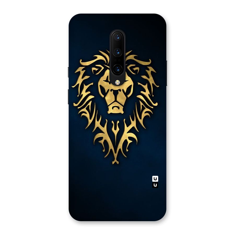 Beautiful Golden Lion Design Back Case for OnePlus 7 Pro