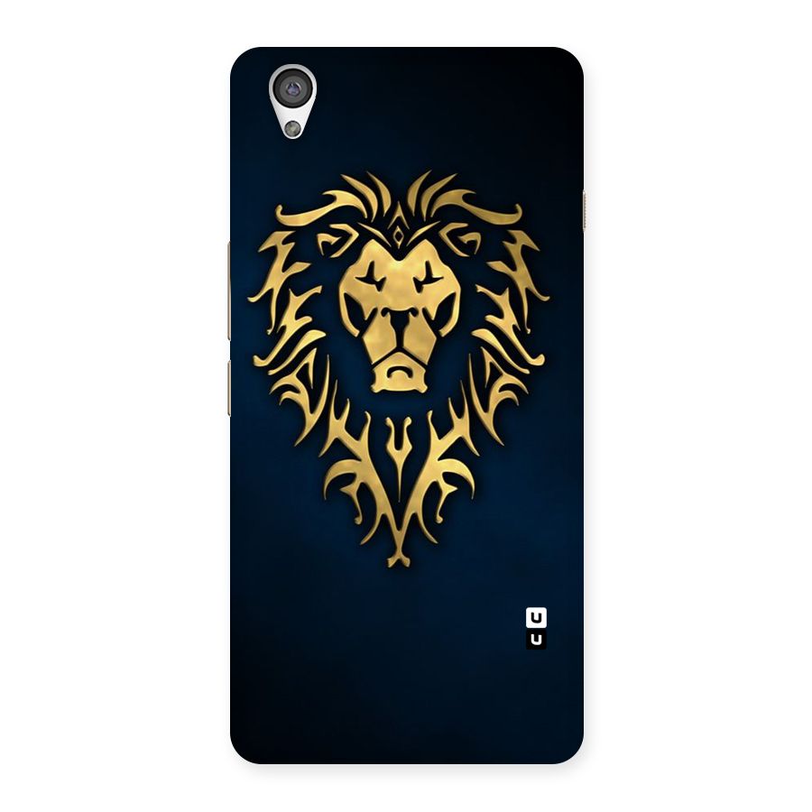 Beautiful Golden Lion Design Back Case for OnePlus X