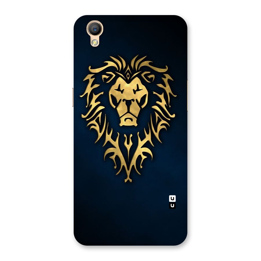 Beautiful Golden Lion Design Back Case for Oppo A37
