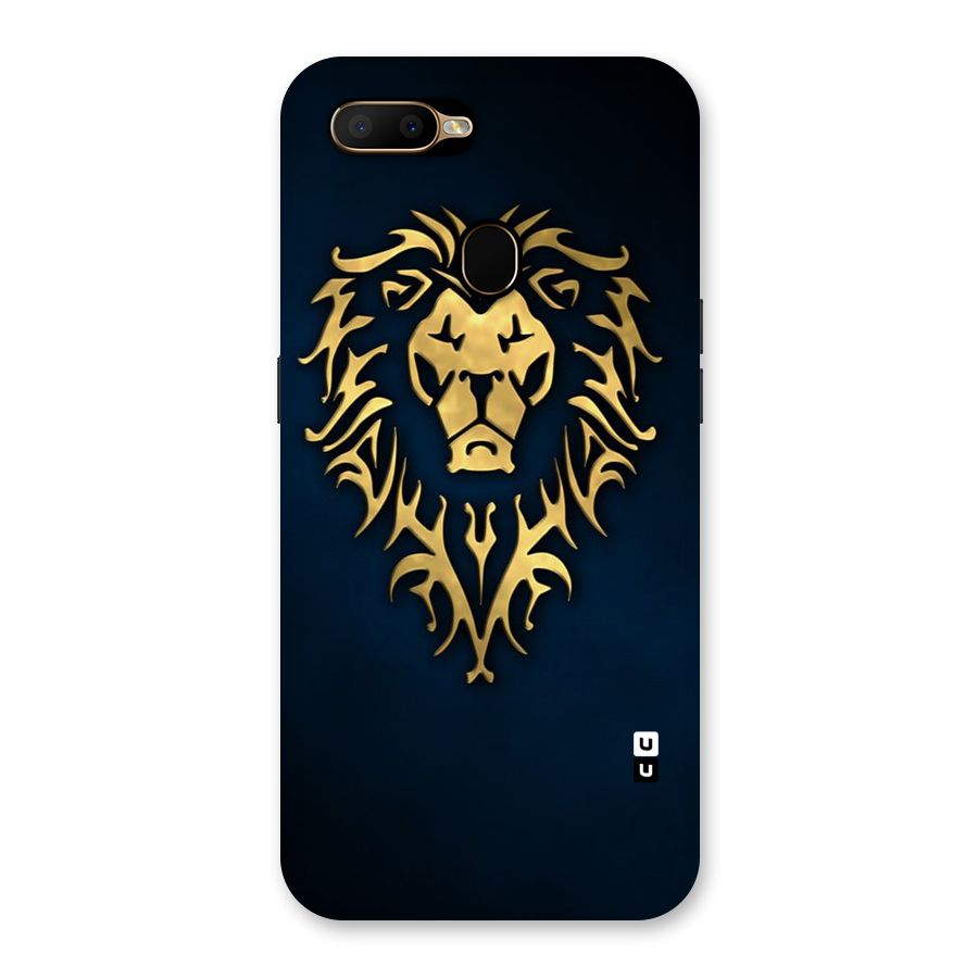 Beautiful Golden Lion Design Back Case for Oppo A5s