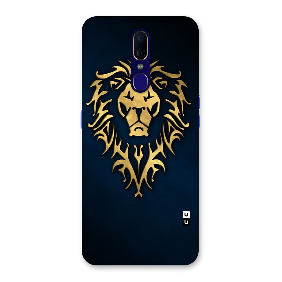 Beautiful Golden Lion Design Back Case for Oppo A9