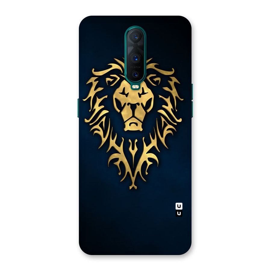 Beautiful Golden Lion Design Back Case for Oppo R17 Pro