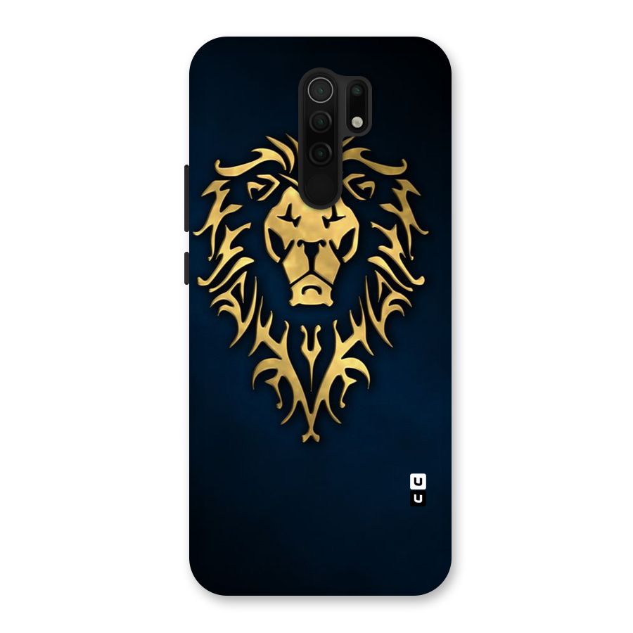 Beautiful Golden Lion Design Back Case for Poco M2