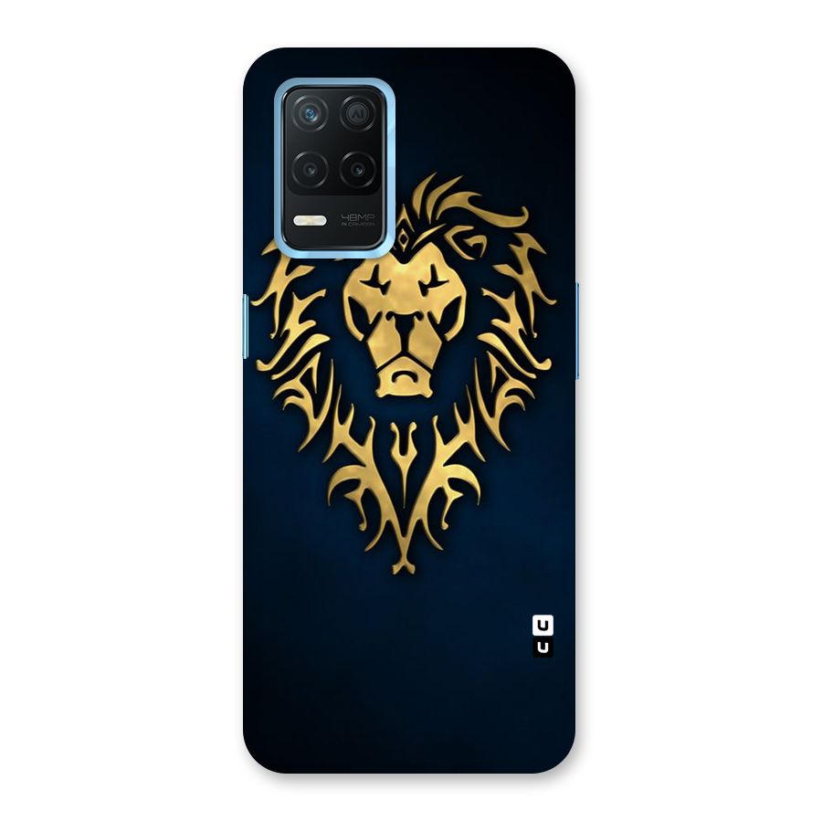 Beautiful Golden Lion Design Back Case for Realme 8s 5G