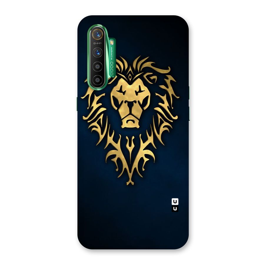 Beautiful Golden Lion Design Back Case for Realme X2