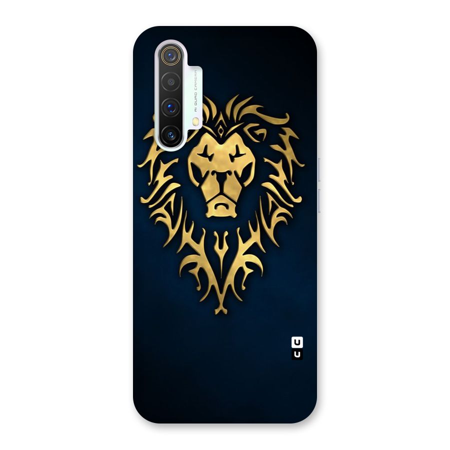 Beautiful Golden Lion Design Back Case for Realme X3 SuperZoom