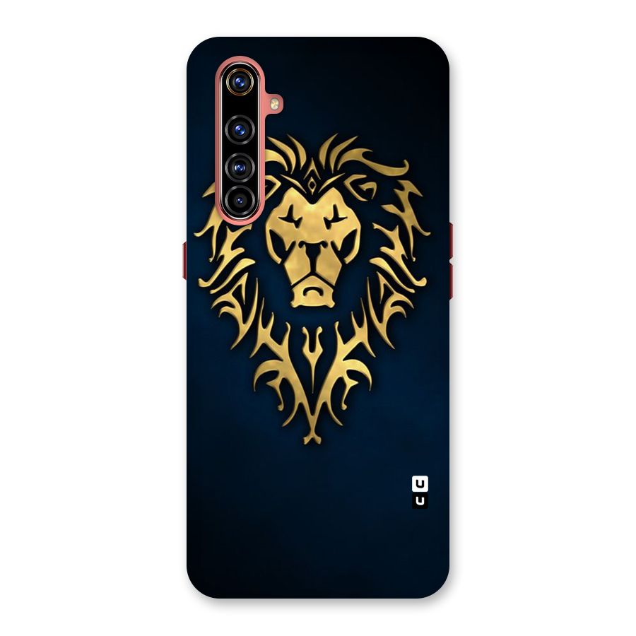 Beautiful Golden Lion Design Back Case for Realme X50 Pro