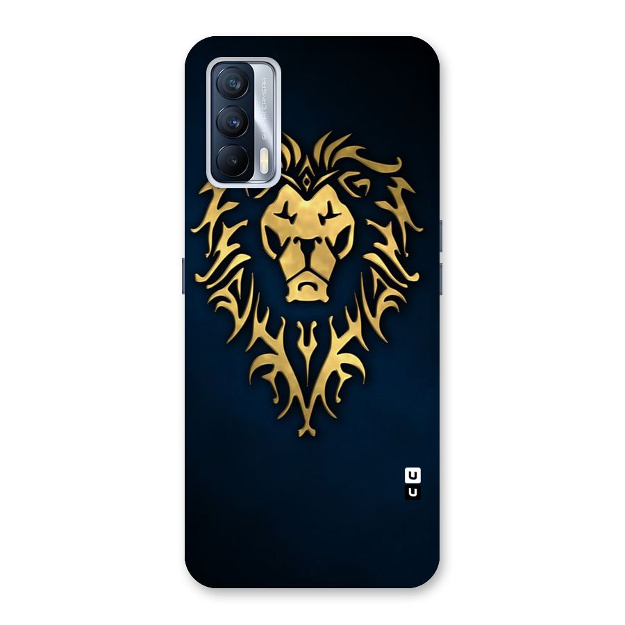 Beautiful Golden Lion Design Back Case for Realme X7