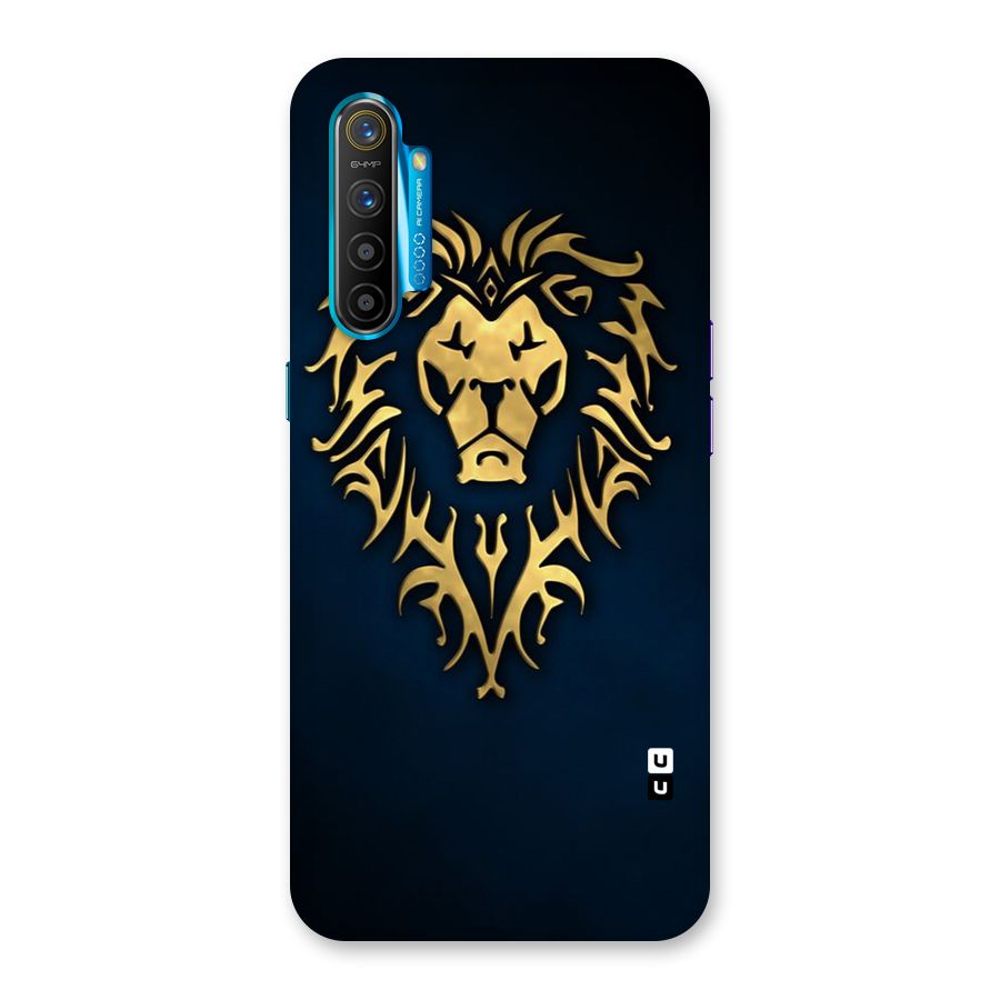 Beautiful Golden Lion Design Back Case for Realme XT