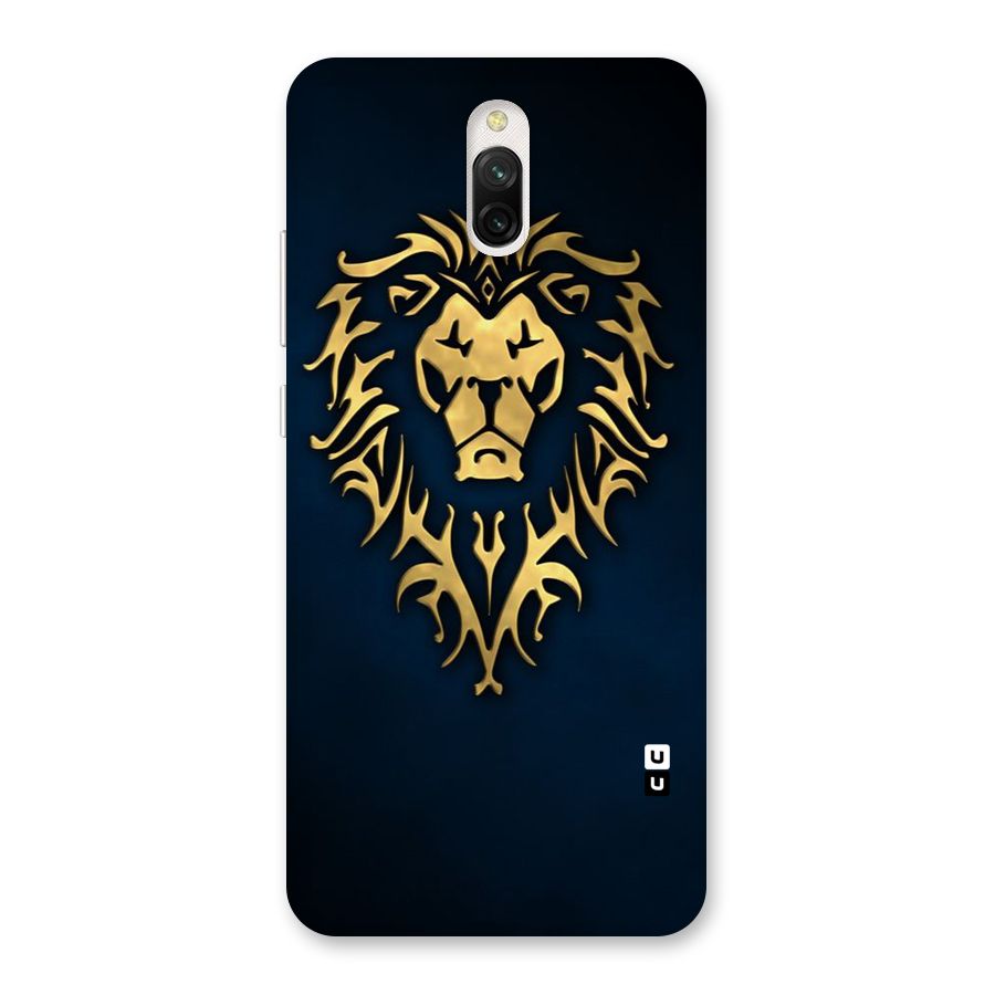 Beautiful Golden Lion Design Back Case for Redmi 8A Dual