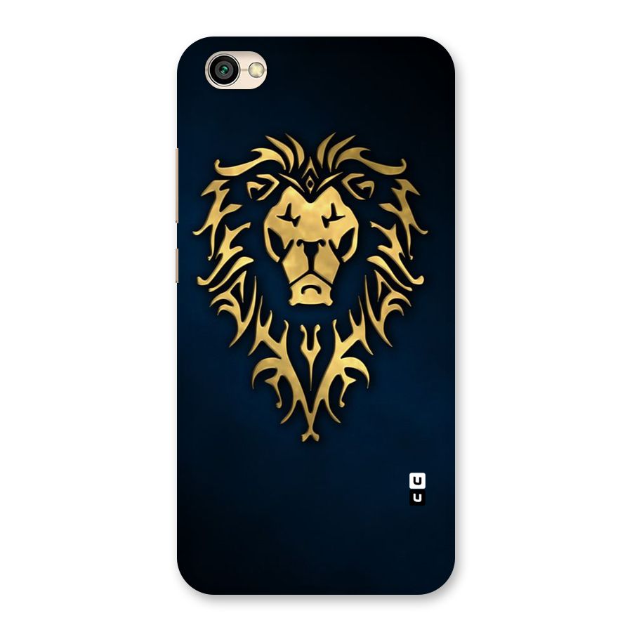 Beautiful Golden Lion Design Back Case for Redmi Y1 Lite