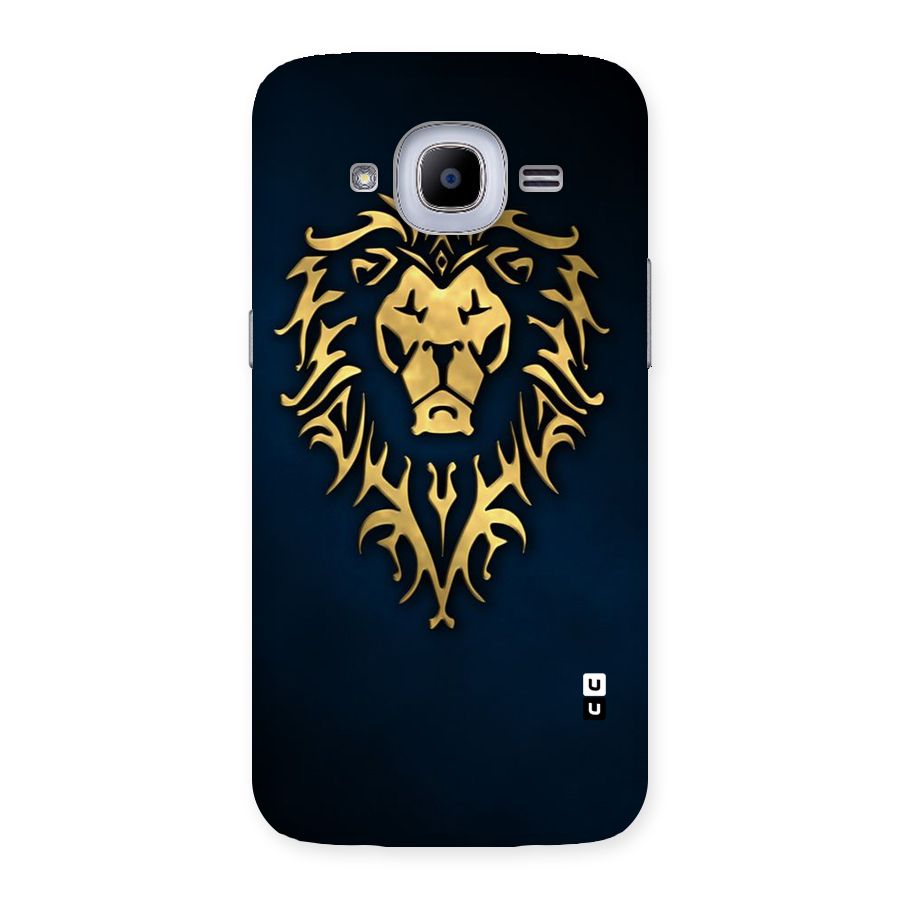 Beautiful Golden Lion Design Back Case for Samsung Galaxy J2 2016