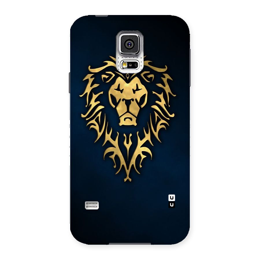 Beautiful Golden Lion Design Back Case for Samsung Galaxy S5